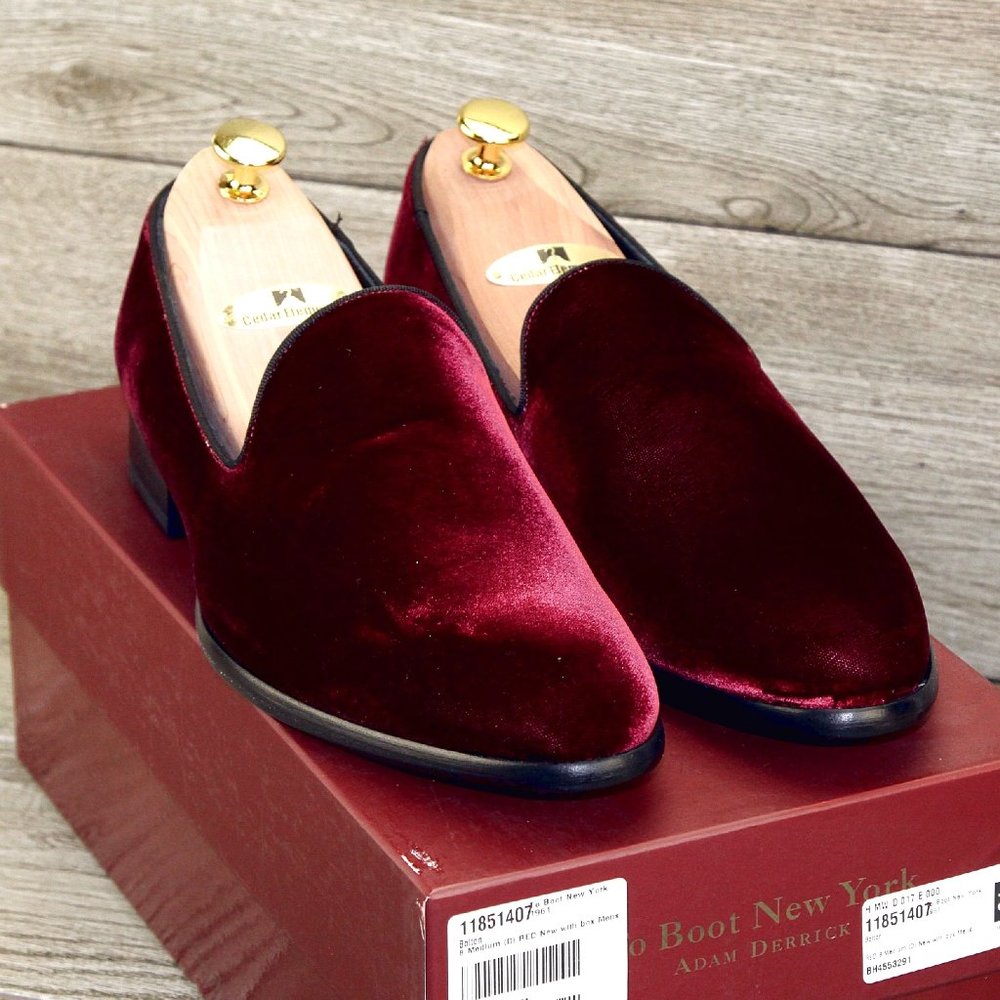 * NIB * $380 To Boot New York 8 M Velvet Tuxedo Saks Fifth Avenue * new Trees